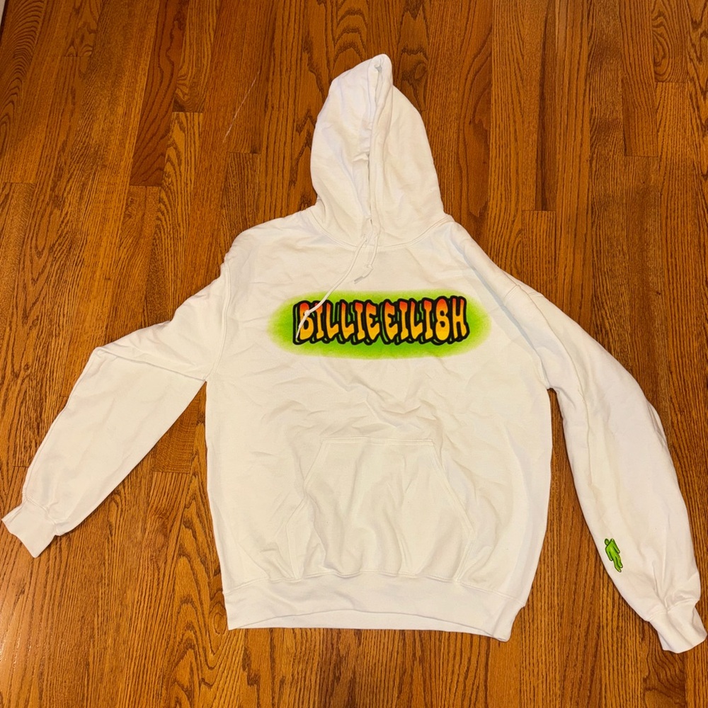 Billie Eilish White Hoodie